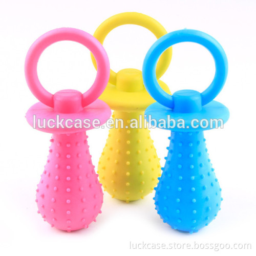Top Grade Silicone Candy Color with Newest Design Dog Pet Mini-Pacifier
